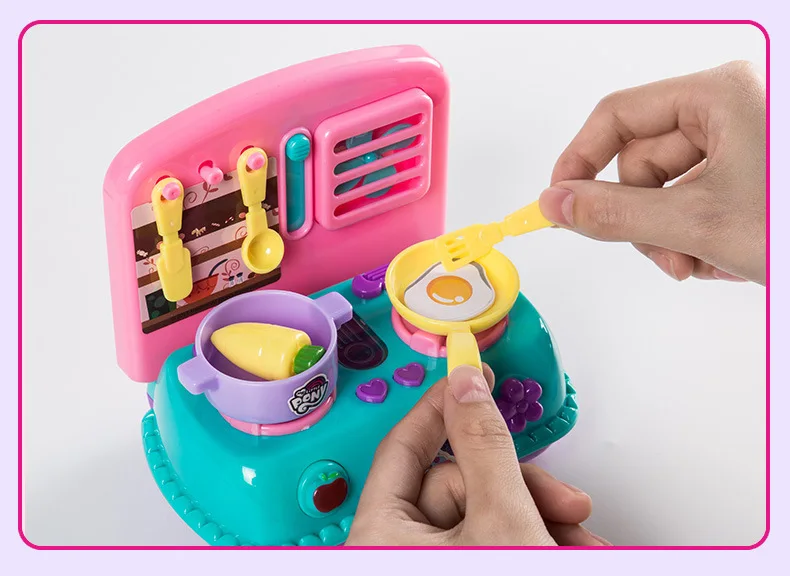 Развивающий детский игровой домик игрушки rong jun My Little kitchen Игрушечная модель газовая плита кухонная игрушка со звуком и светильник