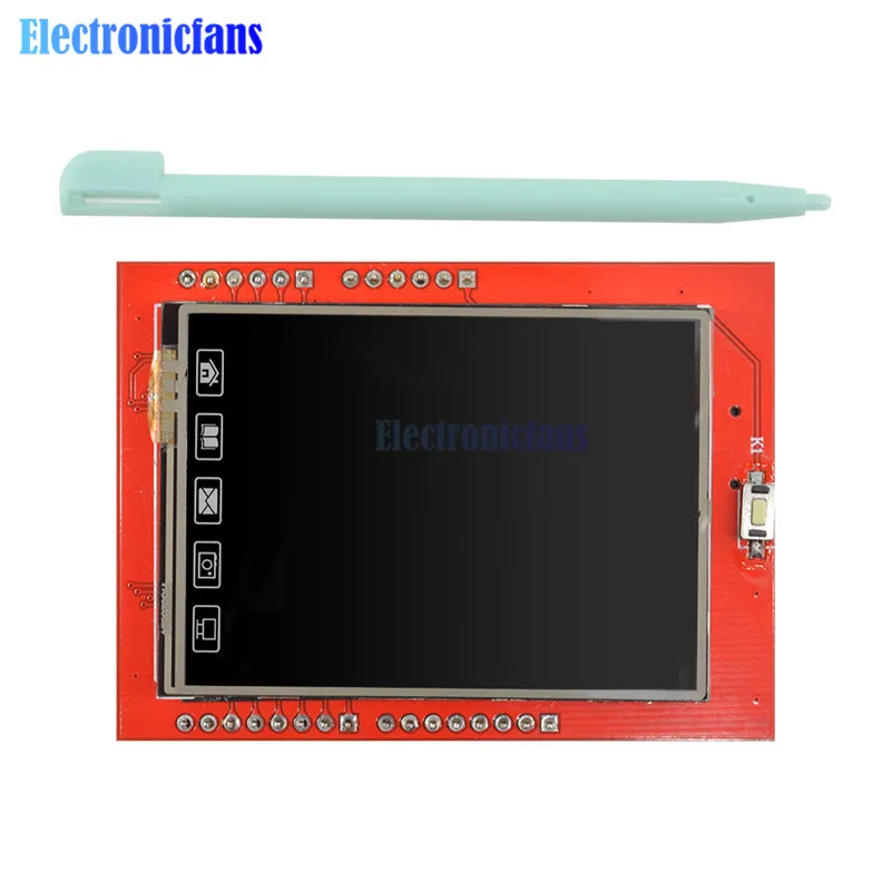 2 4 дюймовый TFT LCD сенсорный экран щит для Arduino UNO R3 Mega2560 ЖК модуль 18 битный 262000