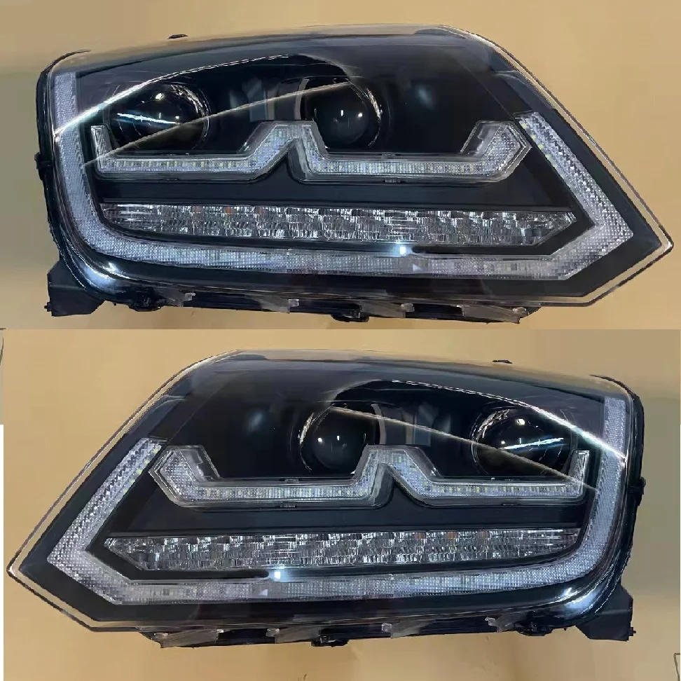 Vehicle Led Head Lights Fit For Vw Amarok V6 2008 2009 2010 2012 2013 2015 2015 Front Head Lamp Lamps underglow lights