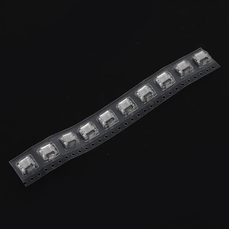 10 шт. Micro USB Type B гнездовой 5Pin разъем 4 ножки SMT SMD для пайки|Соединители| |