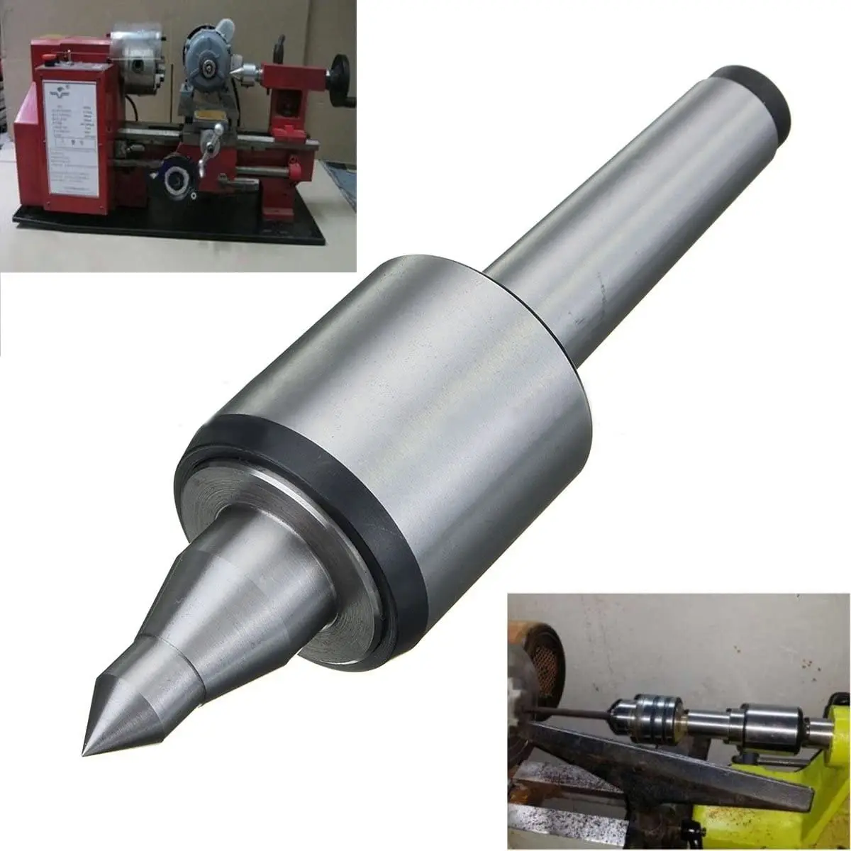 Precision Lathe Live Revolving Milling Center Tool with Morse Taper Accessories