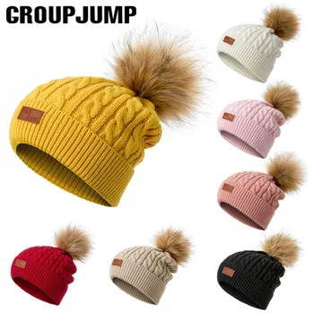 

2019 winter hats for women solid knit caps autumn hat for girls wool caps for women cap christmas hat adult dropship