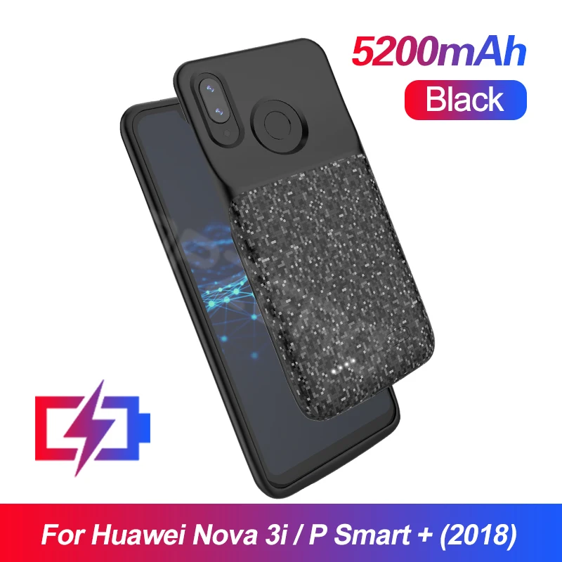 Nova3i P SmartPlus Чехол-аккумулятор для huawei Honor 8 8X 9X Pro 10, чехол для беспроводного зарядного устройства 4700 мАч для huawei mate 20 Pro Nova 3i 4e, чехол-накладка s - Цвет: Nova3i P SmartPlus