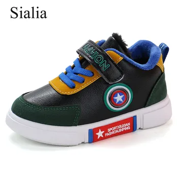 

Sialia Winter Children Shoes For Kids Sneakers Boys Casual Shoes Girls Sneakers Warm Plush Running Sport Fashion tenis infantil