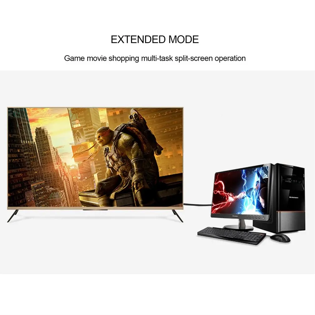 LESHP черный 3/5 м Прочный портативный монитор кабель HDMI-DVI Номинальная высокая скорость двунаправленный HDMI HDTV к DVI кабель