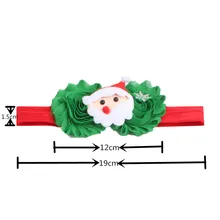Детская Рождественская новая стильная ободок для волос с изображением старого цветка из мультфильма европейский и американский декоративный ободок для детей на Рождество