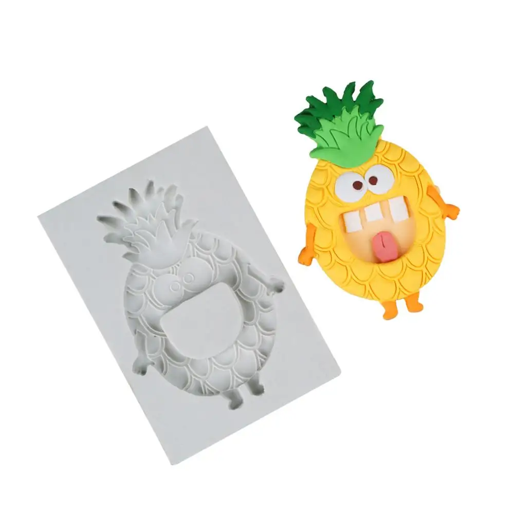 Pineapple Silicone mold fondant mold cake decorating tools chocolate gumpaste soap candle baking