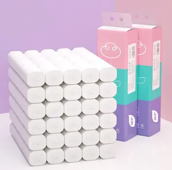 

Home Toilet Tissue Paper wood Toilet Washroom Paper Roll friendly and soft baby Bath tissue