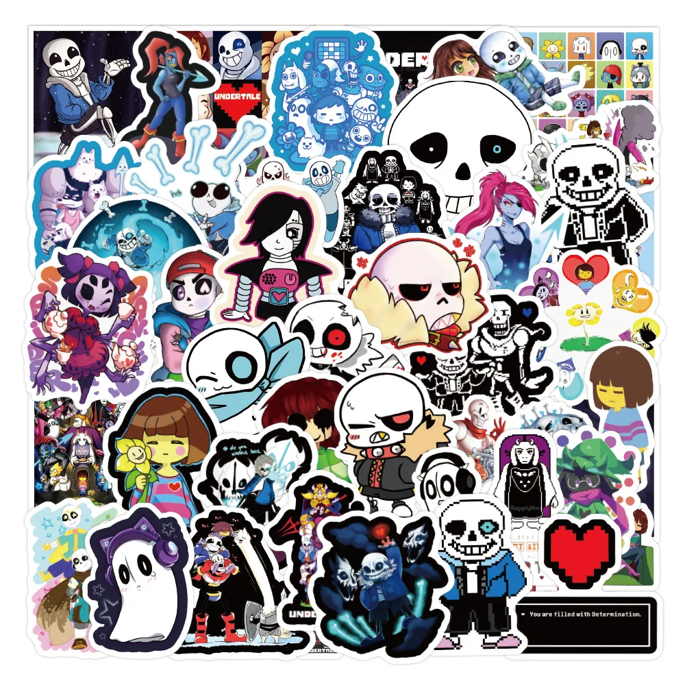 10/50 шт./упак. Undertale Горячие игры этикетки наклейки для автомобилей мотоциклов