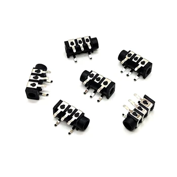 

50pcs SMD 3.5mm Stereo Audio Socket Phone Jack Connector 3-Pin PCB Mount