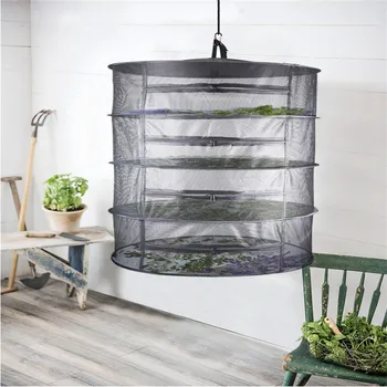 

Black Foldable Plant Drying Net Drying Rack 4 Layers Drying Basket Closed With Zipper Drying Net Drying Net For Clothes Bra