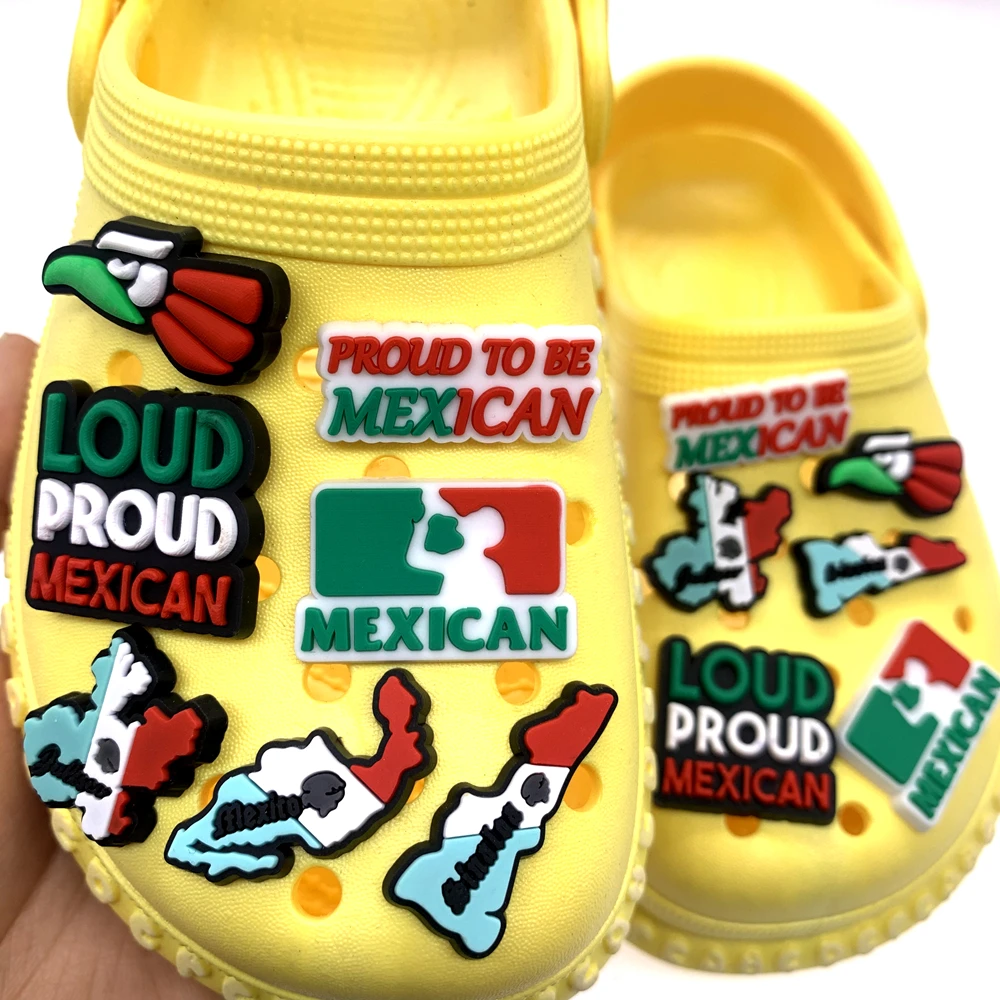 Mexican Jibbitz Crocs Pvc Backpack Accessories Pvc Slipper