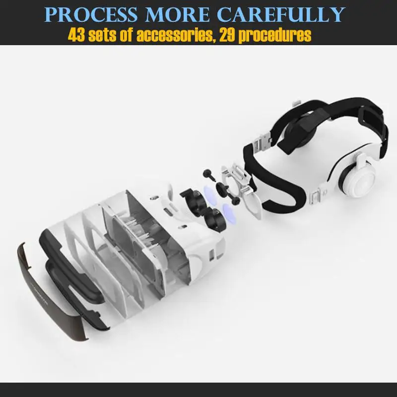 Wholesale Price koYVe VR Virtual Reality 3D Glasses Box Stereo For Google Cardboard Headset Helmet for IOS Android Smartphone Bluetooth Rocker