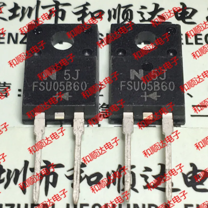/5 предметов в лоте, FSU05B60 TO-220F-2 600V 5A