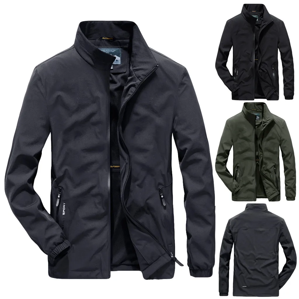 JAYCOSIN Мужская куртка, Chaqueta Hombre, осенняя, размера плюс, для спорта на открытом воздухе, быстросохнущая верхняя одежда, пальто, мужские куртки, Jaqueta Masculino, 19AUG21