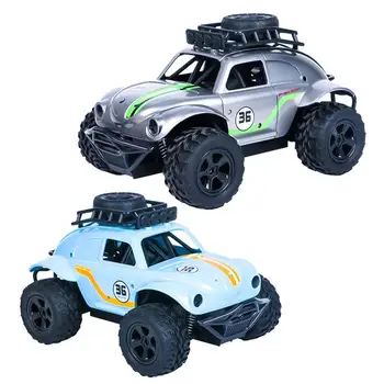

RC Cars Remote Control Toys MN36 off-road climbing car 1:18 beetle two-wheel driver children Youth model blue, silver 2.4GHz