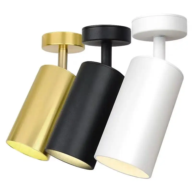 Светодиодный Трековый светильник GU10 лампа алюминиевый потолочный для