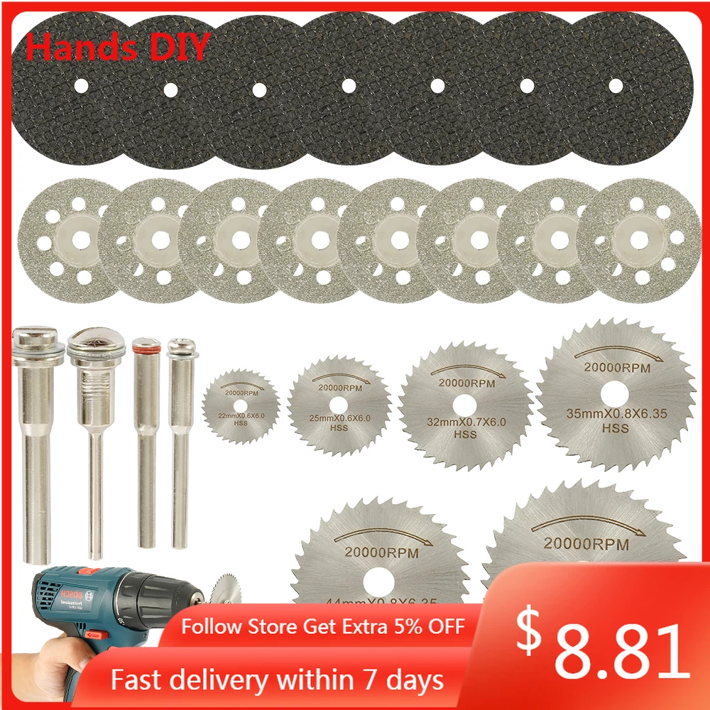 Saw-Blades Accessories Cutting-Tool Dremel-Drill Power-Tools Woodworking Diamond Circular