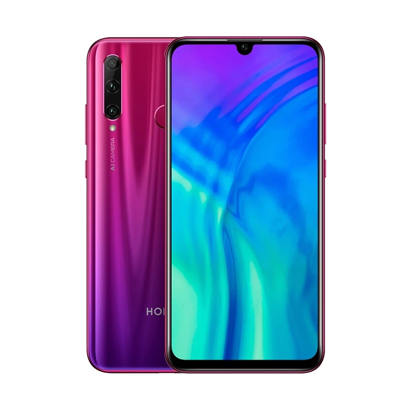 Глобальная версия Honor 20 Lite 4 Гб 128 ГБ фронтальная 32 МП восьмиядерный смартфон Kirin 710 Android 9,0 Face ID 24 Мп задняя камера