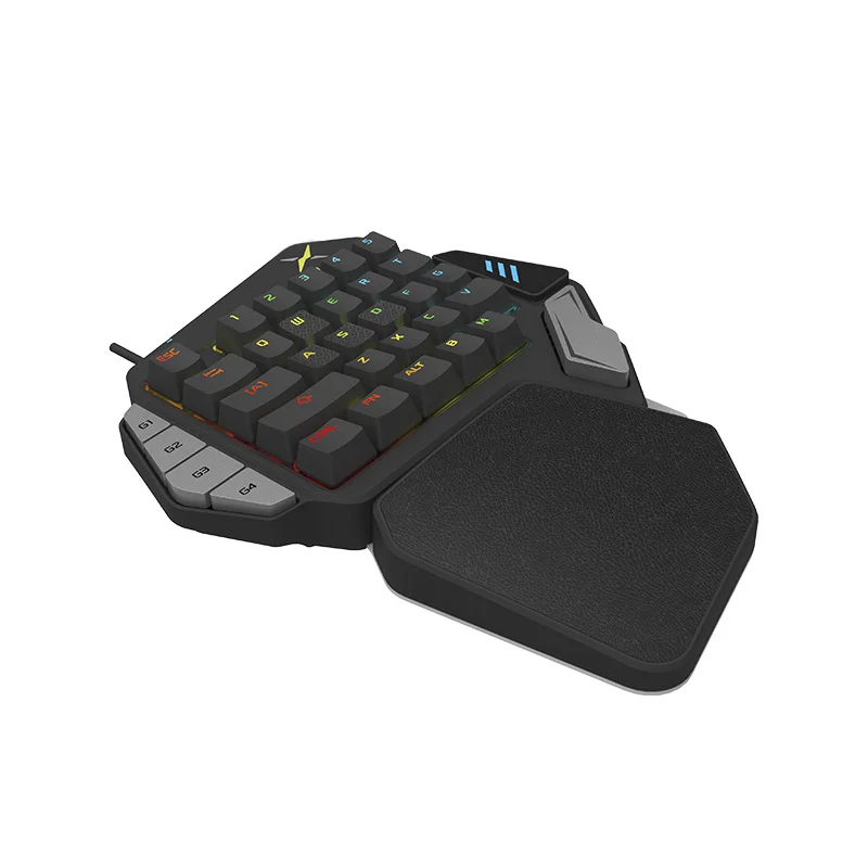  Delux T9X Single handed keypad gaming One handed Keyboard designed for PUBG Kailh Box switch keyboa