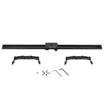 

Andoer 80cm Video Track Slider Dolly Track Rail Stabilizer Aluminum Alloy for Canon Nikon Sony Cameras Camcorders