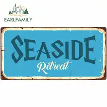 ^#Cheap EARLFAMILY 13cm x 6.6cm for Seaside Retreat Sign Logo Funny Car Stickers Bumper RV VAN Fine Decal JDM Vinyl Car Accessories ^#Cheap EARLFAMILY 13cm x 6.6cm for Seaside Retreat Sign Logo Funny Car Stickers Bumper RV VAN Fine Decal JDM Vinyl Car Accessories