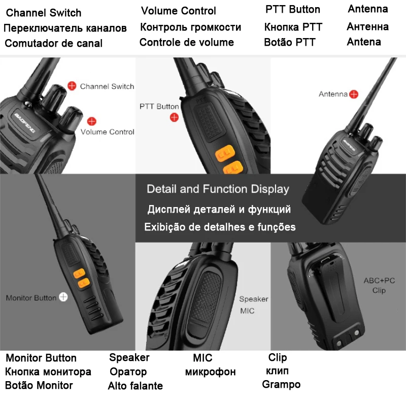 baofeng bf 888s 888 для рация 2 шт автомобильная портативная cb рации ham радиостанция