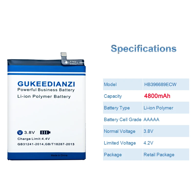 Аккумулятор для мобильного телефона GUKEEDIANZI для huawei mate 9 mate 9 4800 мАч HB396689ECW высокое качество и новые сменные батареи