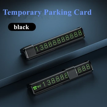 

Metal Double number Temporary Stop Sign Car parking Card number Multinational phone numbers Auto accessories