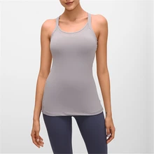 Рубашки для тренировки с ремешками для женщин, высокое качество, сетчатый топ для йоги с бюйлтом в бюстгальтере, Обнаженная одежда для фитнеса, спортивные топы, женские спортивные топы