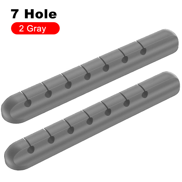 Fixed Organizer Silicone USB Cable Winder Desktop Tidy Management Clips Cable Holder For Mouse Headphone Wire Organizer