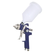 Paint Spray Gun HVLP Car Paint Gun with 1.4mm 1.7mm 2.0mm Nozzles Aluminium Alloy Handy High Atomisation Sprayer for Car Auto