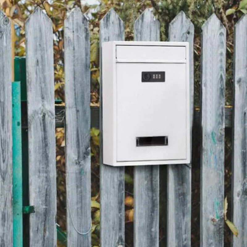 Новый 12 дюймов ментальный кодовый замок винтажный Drop Letterbox Настенный навесной