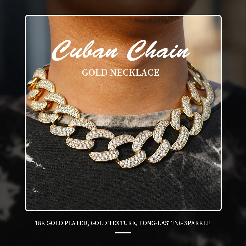 10K Gold Plated Cuban Chain 