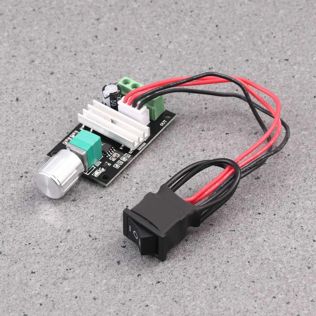 UEETEK 1 шт. контроллер переменной прочный электронный PWM Скорость доска моторный контроллер для автомобиля, грузовика, лодки