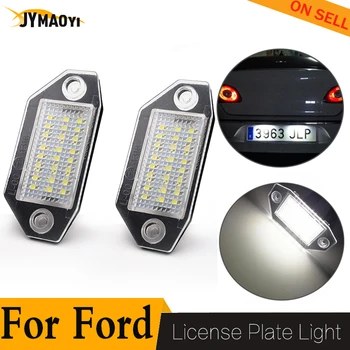 

For Ford LED Number License Plate Light Lamp number plate light car lighting ultra bright for Ford Mondeo Focus MK2/C-Max MK1