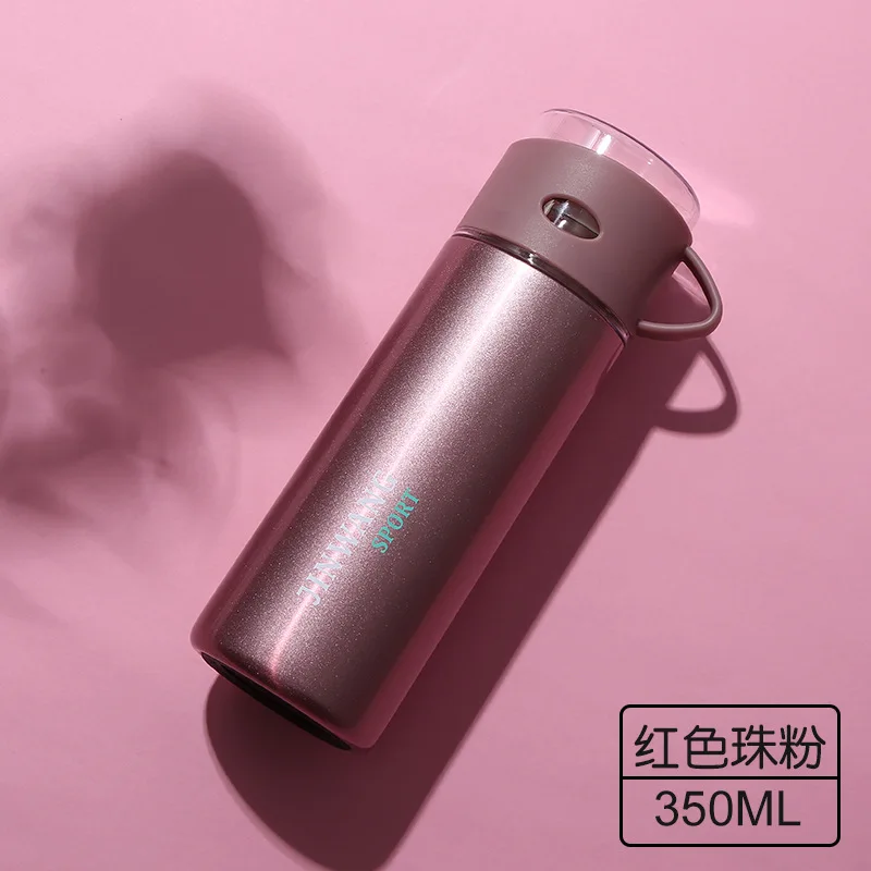 Rose Gold 350 мл/500 мл Изолированная чашка из нержавеющей стали кружка-термос для кофе и чая термос для дома и путешествий спортивная вакуумная колба Подарочная чашка - Цвет: Rose Gold