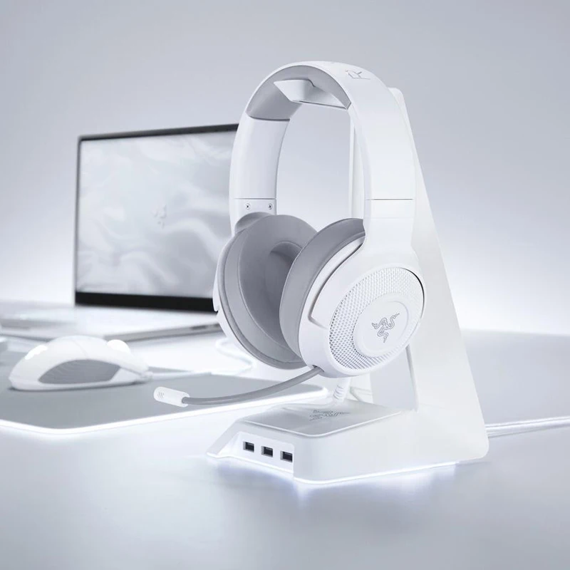 Проводные Игровые наушники Razer KRAKEN X Mercury 3 5 мм белые многоплатформенные для ПК
