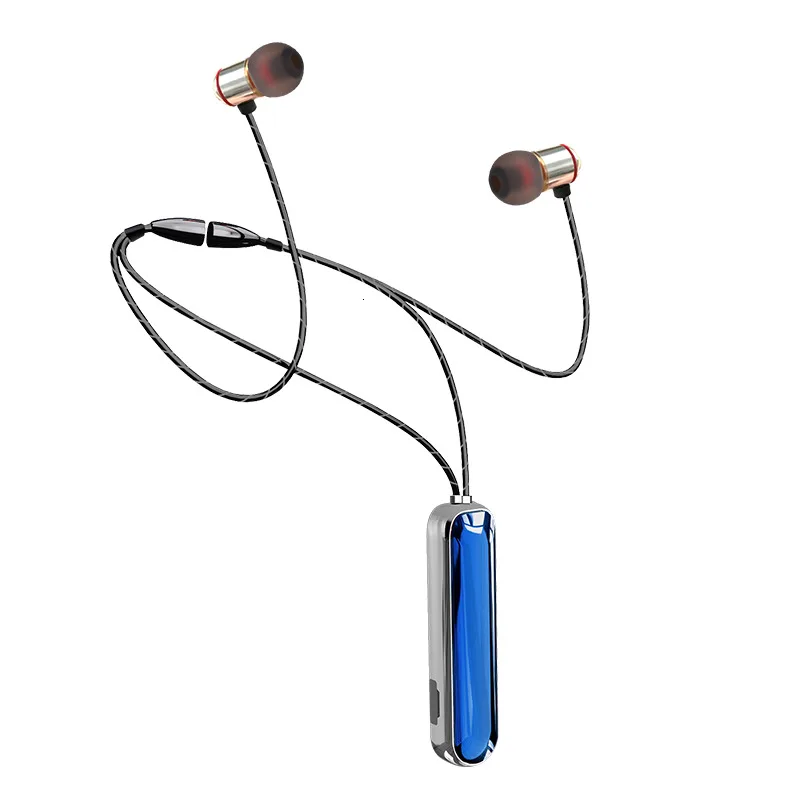 Влюбленные тандем селфи спортивные Bluetooth наушники ожерелье 9D тяжелый бас гарнитура Tws Беспроводные наушники для IPhone Xiaomi - Цвет: tws Necklace Headset