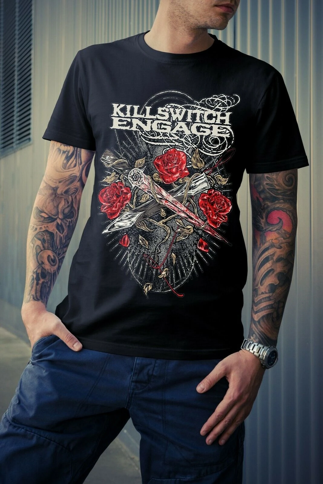 

Killswitch Engage Mike DAntonio Adam Dutkiewicz Joel Stroetzel Mans US shirt