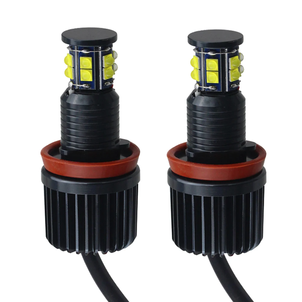 Farol de Led Olhos de Anjo 6500k para Bmw Automotivo Halo Anel Lâmpada E92 E93 E63 Lâmpadas E70 Acessórios Automotivos Interior h8 120w 9 para bmw e92 e93 e63 lâmpadas e70