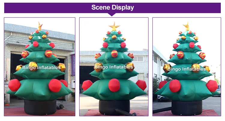 Giant Inflatable Christmas Tree Series Air-blown Xmas Trees Balloon for ...