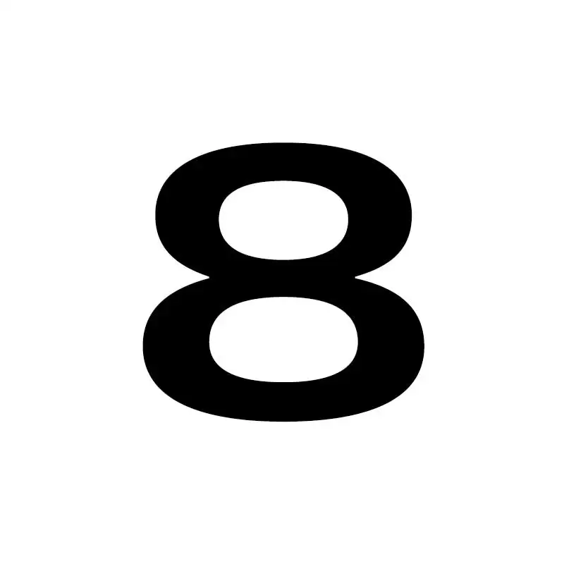 Number-8 0-9 пользовательское имя пузырек подвеска ожерелья для изготовления браслета Ассорти Для мужчин Для женщин цвета: золотистый, серебристый цвет кубический циркониевый ювелирные изделия Хип-хоп подарки с кубическим цирконием - Окраска металла: Number-8