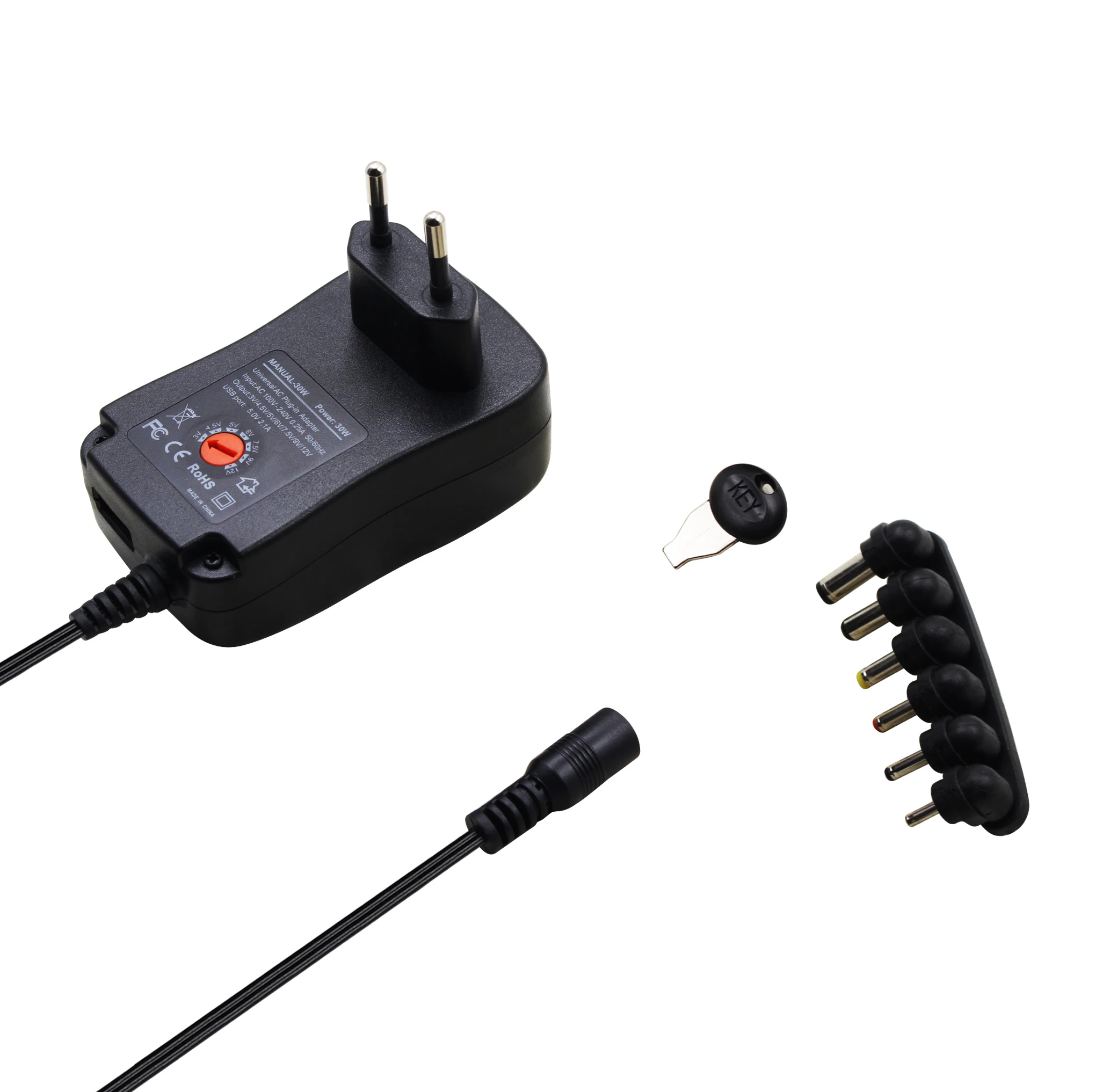 AC/DC адаптер питания ЕС/питание 300MA/0.3A 3 V/4,5 V/5 V/6 V/7,5 V/9 V/12 V USB
