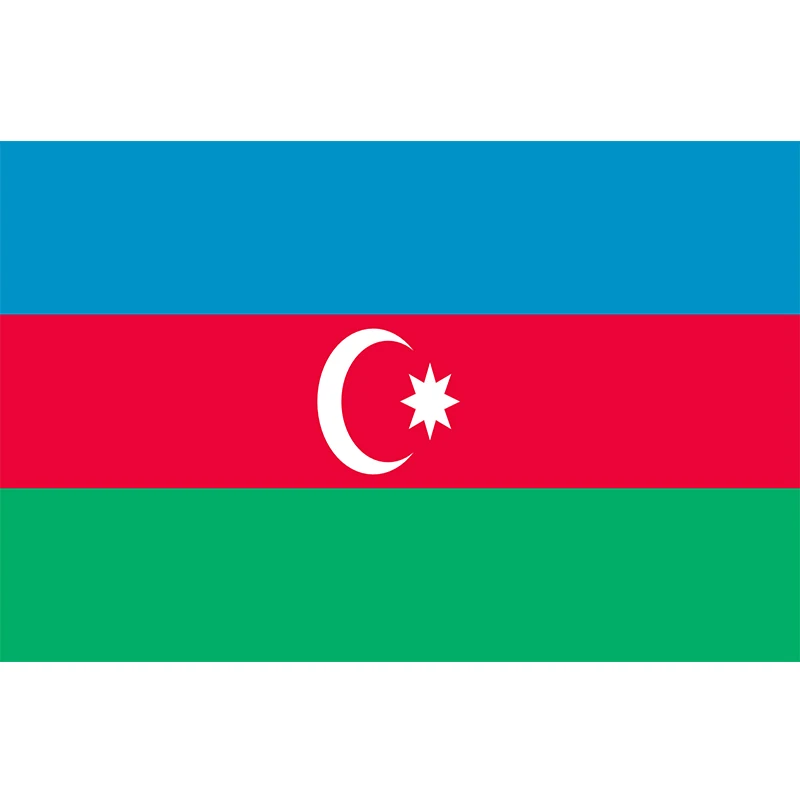 Азербайджанский флаг Yehoy висит 90*150 см для украшения