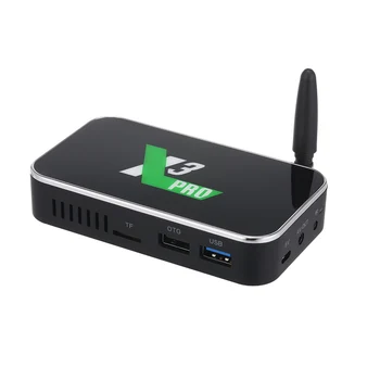 

X3 PRO Android 9.0 TV Box S905X3 Quad-core Chipset CPU Cortex-A55 TV Set Top Box Support BT 4K 1080P 4GB+32GB 2.4G/5G WiFi