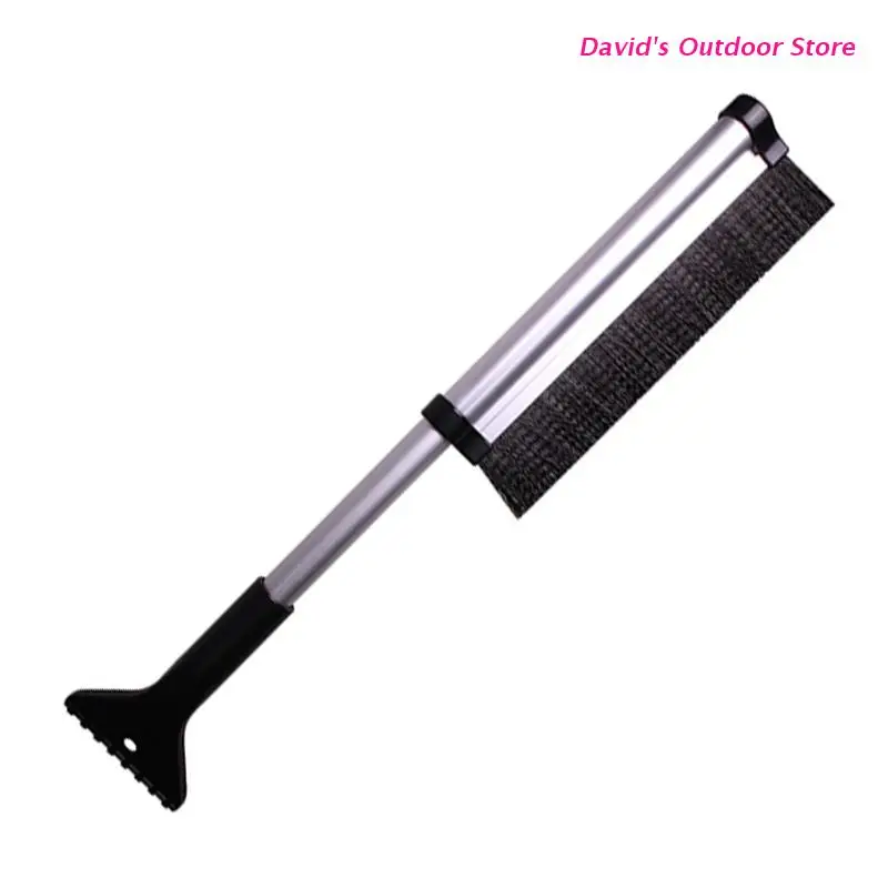 Outdoor Aluminum Telescopic Snow Brush Ice Shovel Removal Tool Winter Car Defrosting Deicing Scraper X3UA | Спорт и развлечения