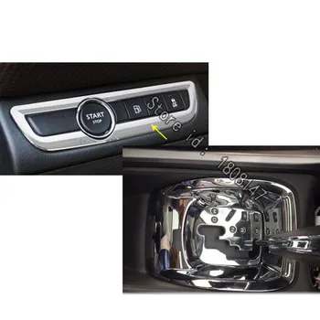 

Car Stick Lamp Central Front Shift Stall Engine Start Stop Ignition Key Ring Frame For Peugeot 2008 2014 2015 2016 2017 2018