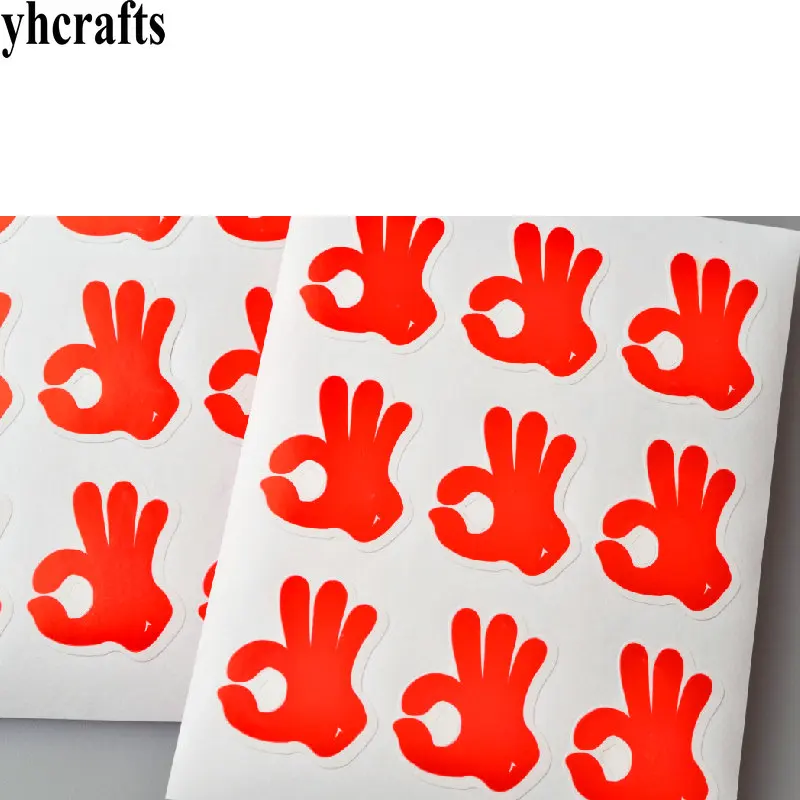 

225PCS/LOT,ok paper stickers Bake packing label Kindergarten reward stickers Classroon decorative Handmade box sealing label