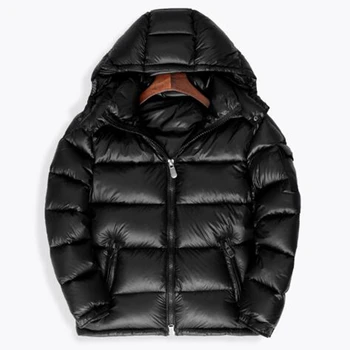 

Winter Down Jacket Men Thick Warm Ultralight 90% White Duck Down Coat Men and women Hooded Mens Clothing Casual Down Outwear